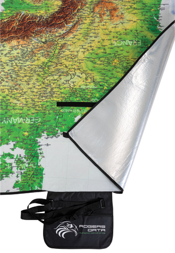 Picnic Blanket "European Aerodromes" XL Rogers Data