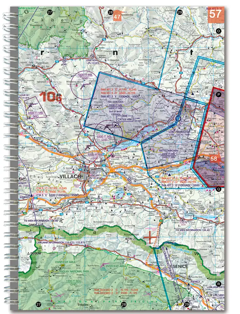 TMA on the Aeronautical Atlas of Austria in 200k