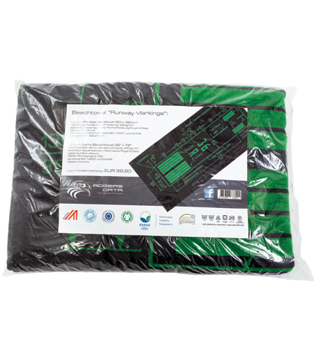 Runway Markings Beachtowel