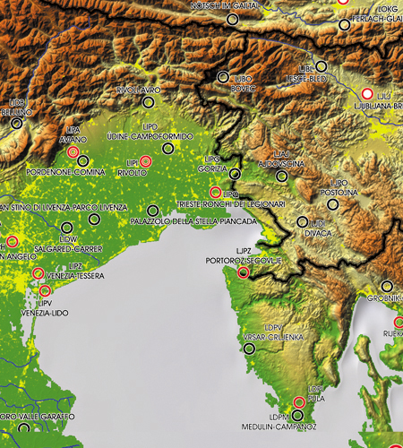 European Aerodromes Rogers Data chart 2.500k