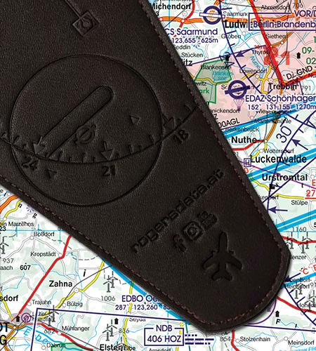 Navigation Compass Leather Cover