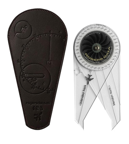 Navigation Compass Leather Cover
