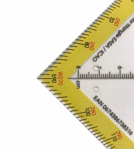 Navigationsdreieck Rechter Winkel