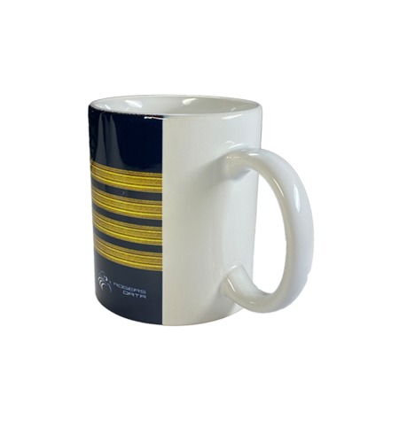 Coffee Mugs Pilot Captain Stripes