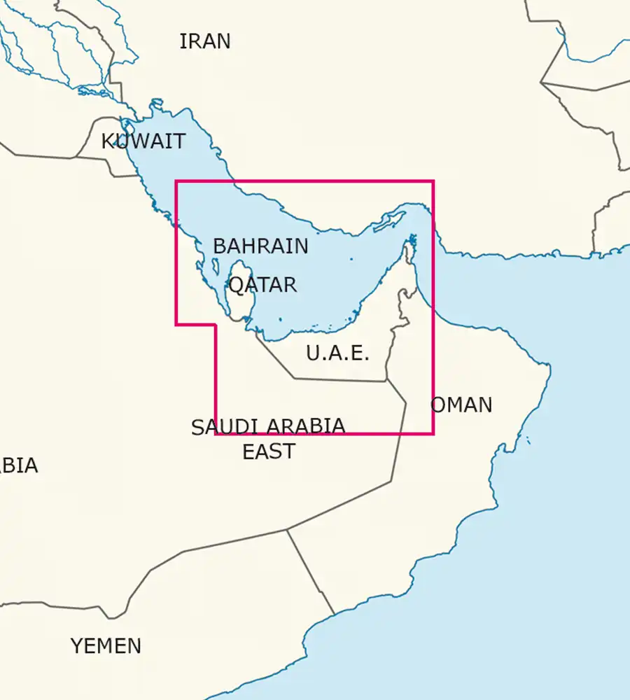 VFR Aeronautical Chart of the UAE in 500k