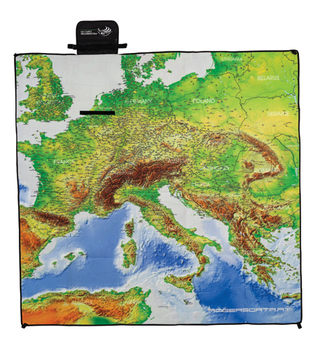Picnic Blanket "European Aerodromes" XL Rogers Data