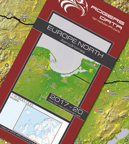 European Aerodromes North Rogers Data Folded Chart 2.500k