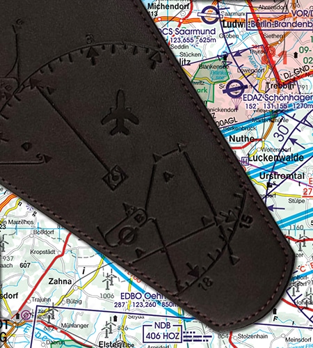 Navigation Compass Leather Cover