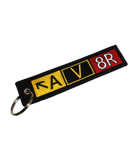 Rogers Data Keychain taxiway sign