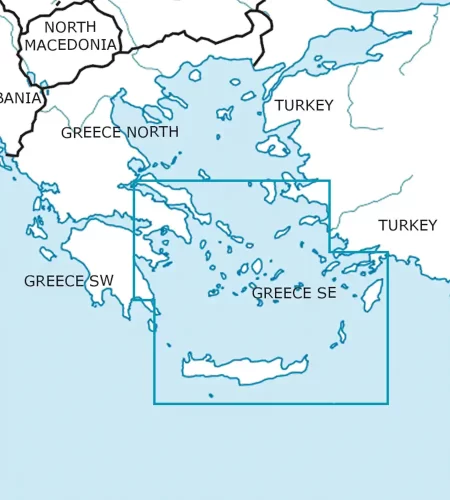 Aeronautical Chart of Greece South East in 500k