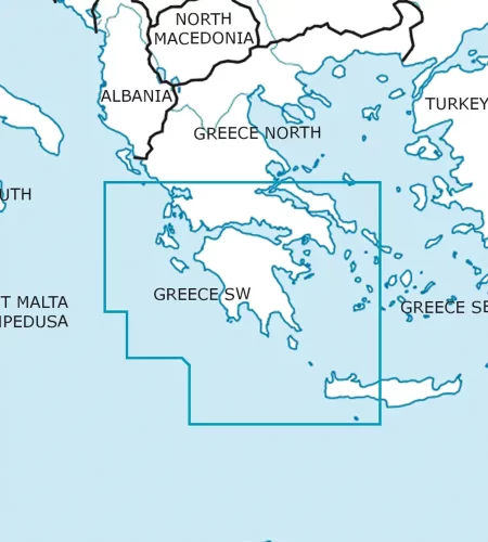 Aeronautical Chart of Greece South West in 500k
