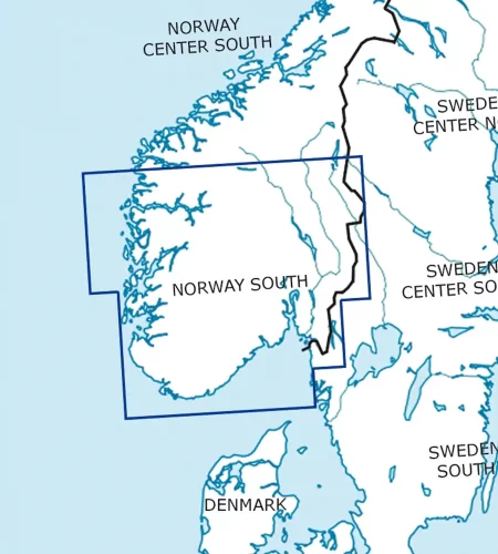 Aeronautical Chart of Norway South in 500k